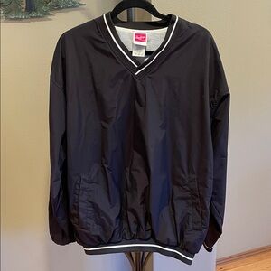 Rawlings Black and White V-Neck Pullover